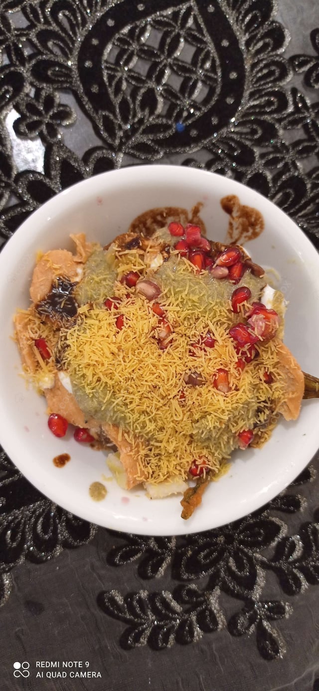 Delicious Palak Papdi Chaat prepared by COOX