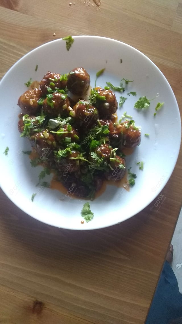 Delicious Veg Manchurian (Dry) prepared by COOX