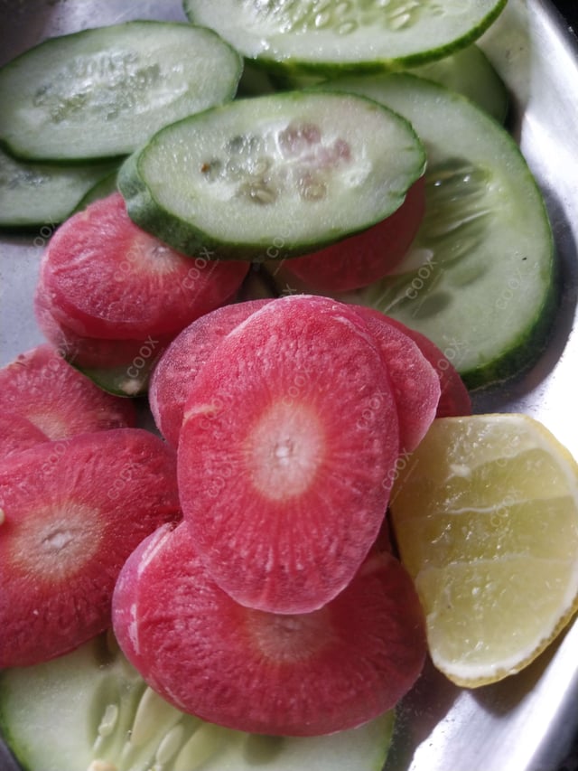 Delicious Salad, Papad prepared by COOX