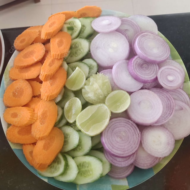 Delicious Salad, Papad prepared by COOX