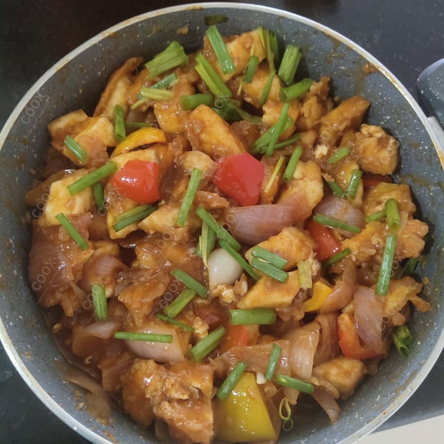 Delicious Chilly Paneer (Gravy) prepared by COOX