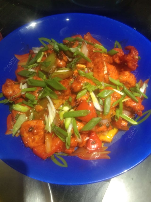 Delicious Chilly Chicken prepared by COOX