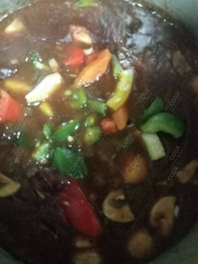 Delicious Mix Veg in Hot Garlic Sauce prepared by COOX