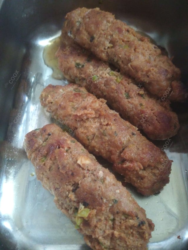 Delicious Mutton Seekh Kebab prepared by COOX