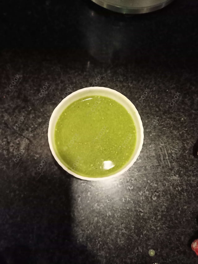 Delicious Green Chutney prepared by COOX