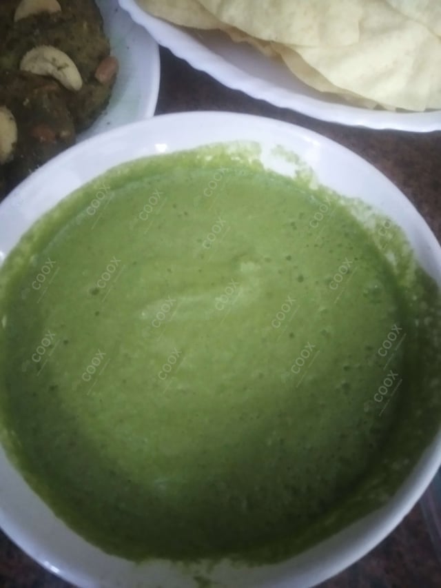 Delicious Green Chutney prepared by COOX