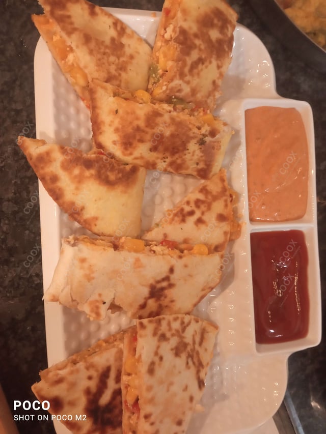 Delicious Veg Quesadillas prepared by COOX