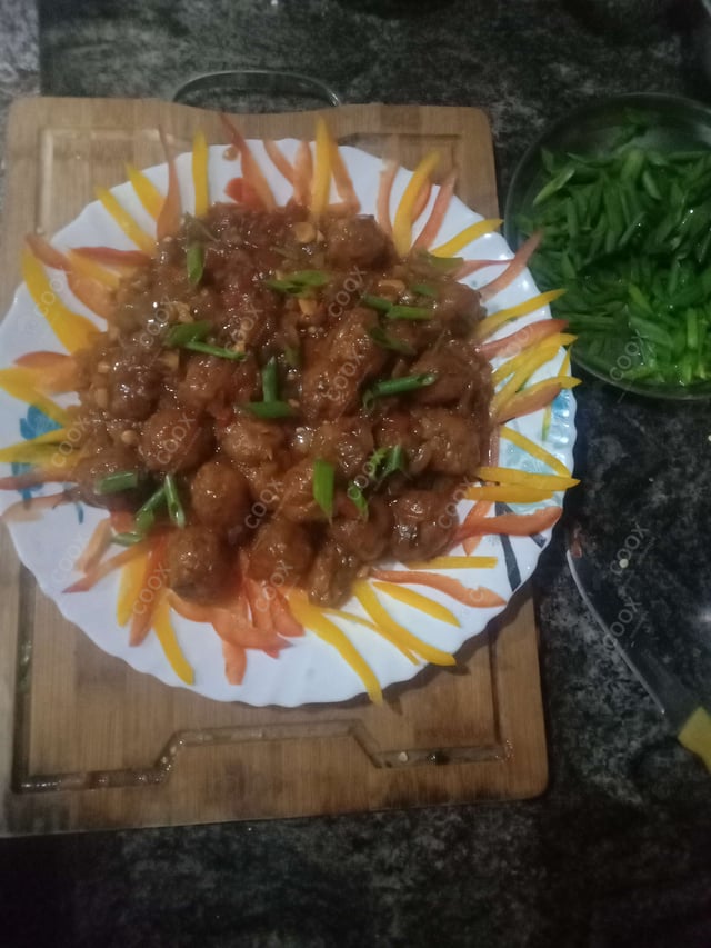 Delicious Veg Manchurian (Dry) prepared by COOX