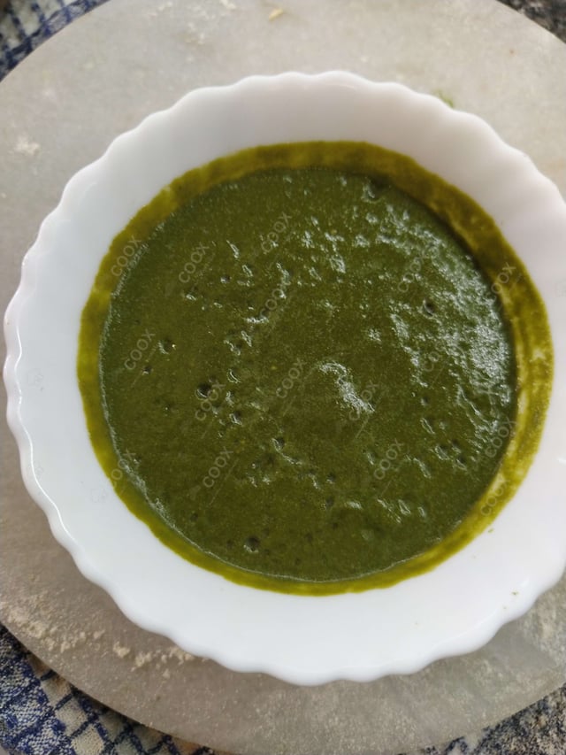 Delicious Green Chutney prepared by COOX