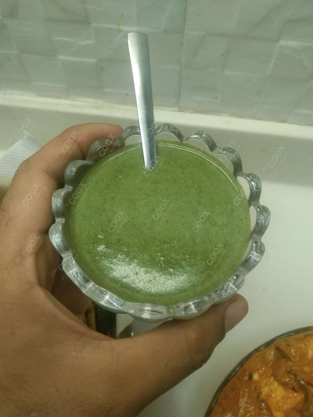 Delicious Green Chutney prepared by COOX