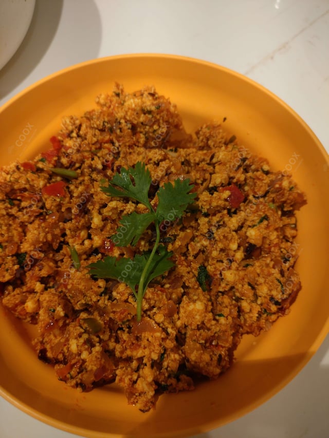 Delicious Paneer Bhurji prepared by COOX