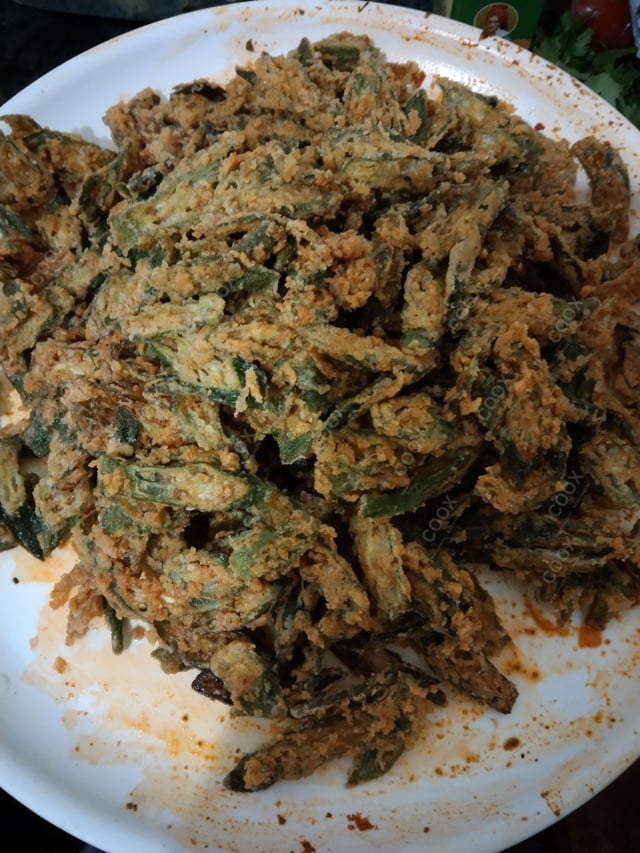 Delicious Kurkuri Bhindi prepared by COOX