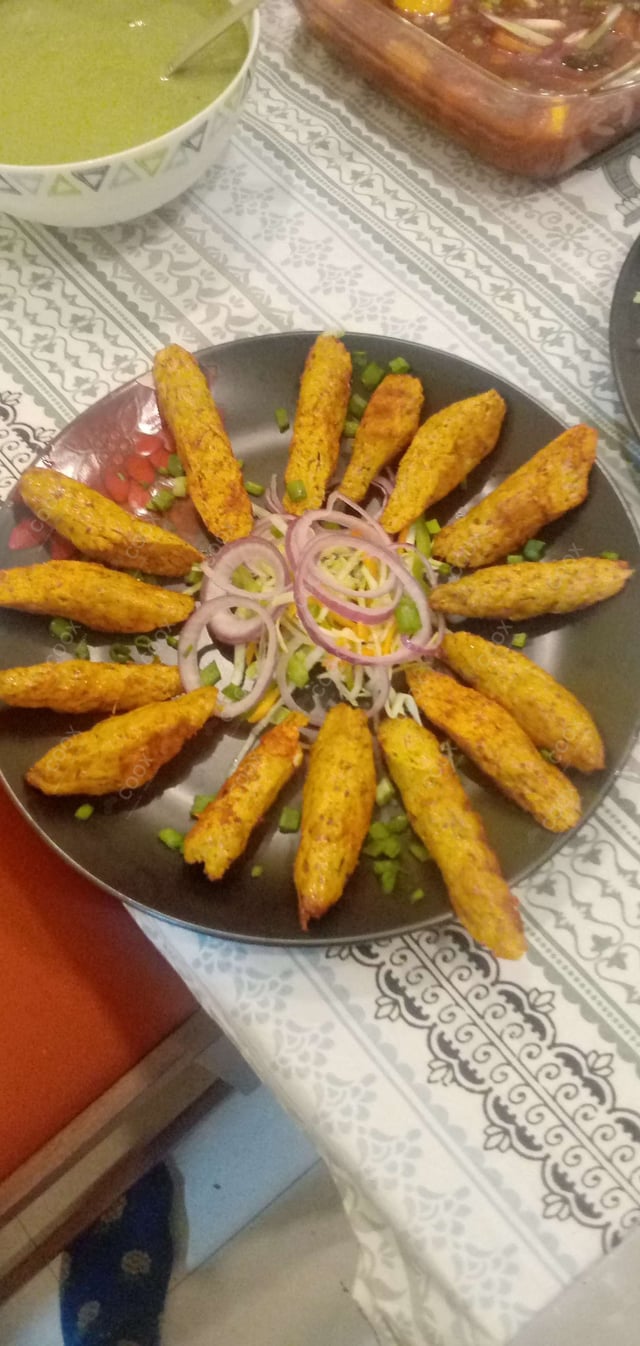 Delicious Chicken Seekh Kebab prepared by COOX