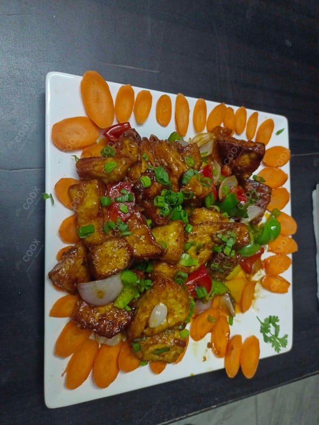 Delicious Chilli Paneer (Dry) prepared by COOX