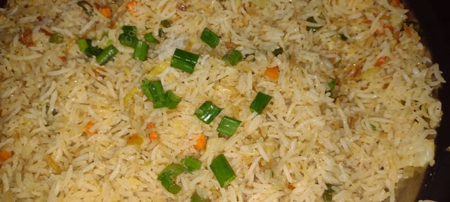 Delicious Veg Fried Rice prepared by COOX