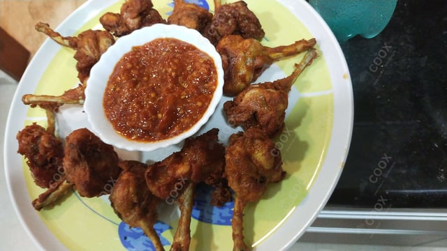 Delicious Chicken Lollipop prepared by COOX