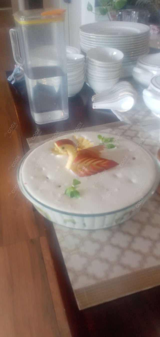 Delicious Fruit Cream prepared by COOX