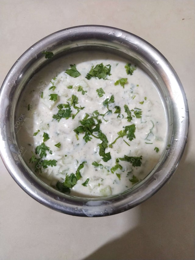 Delicious Cucumber Raita prepared by COOX