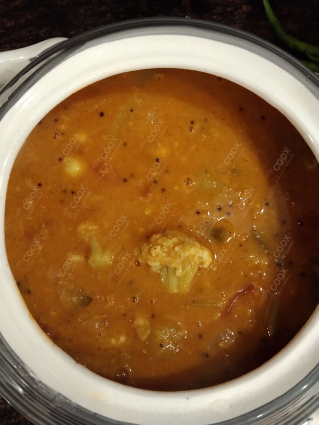 Delicious Sambhar prepared by COOX