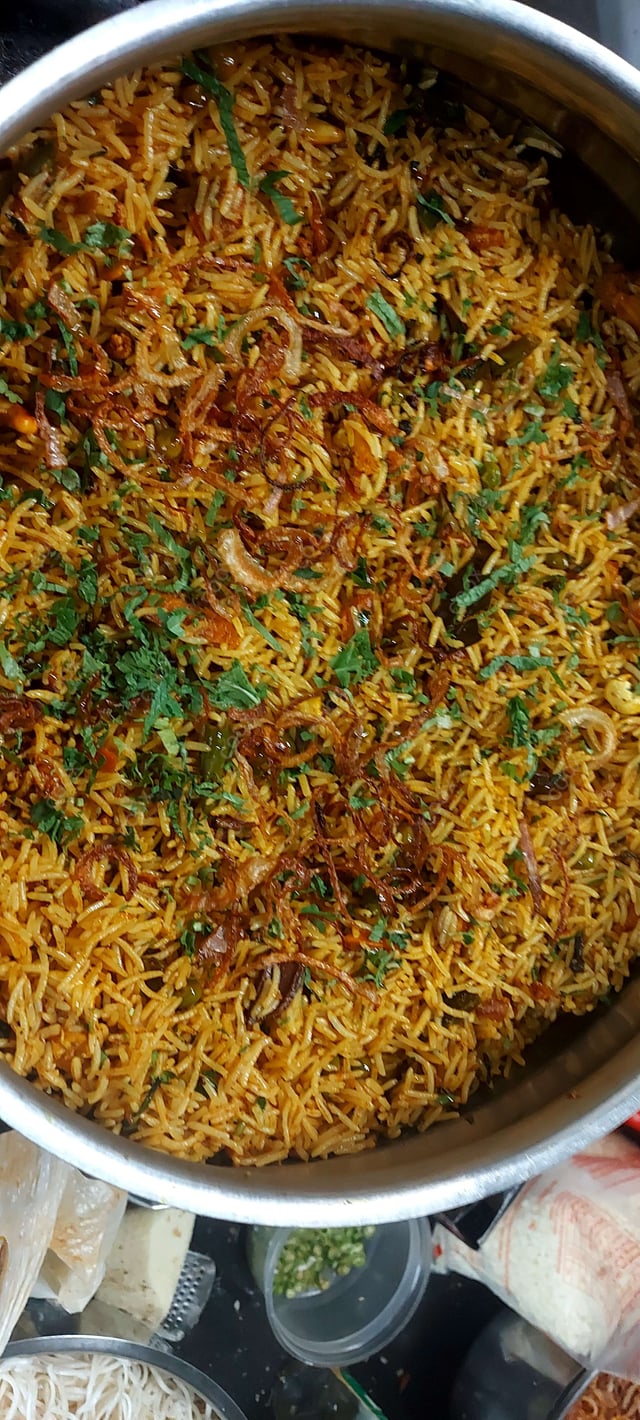 Delicious Veg Biryani prepared by COOX