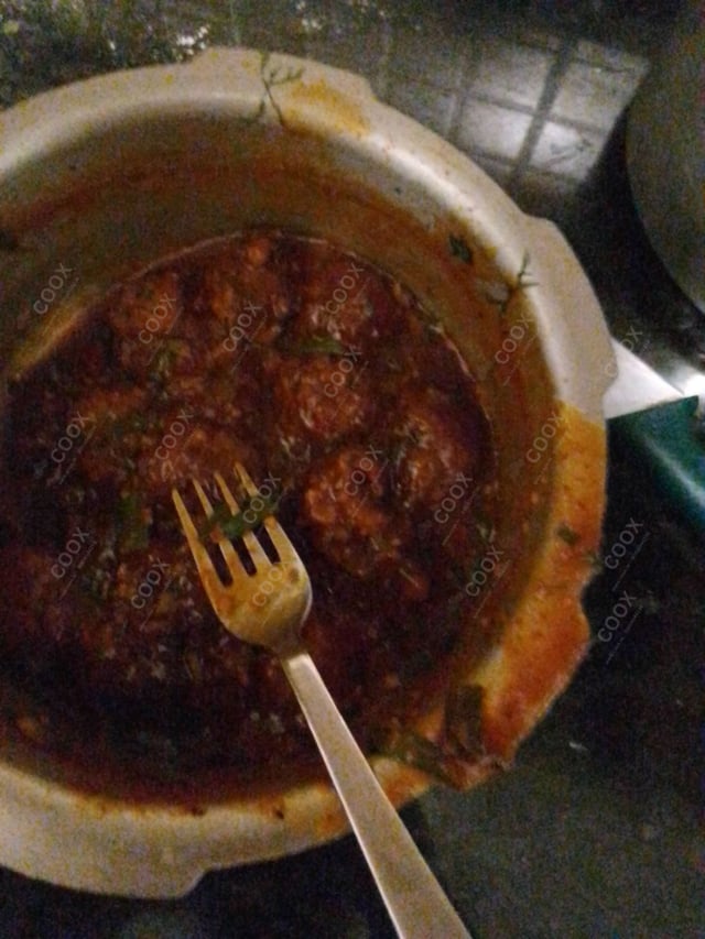 Delicious Veg Manchurian (Gravy) prepared by COOX