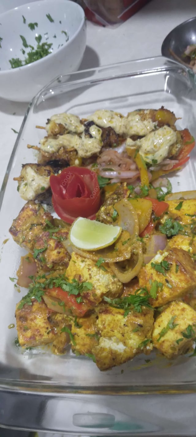 Delicious Mushroom Tikka prepared by COOX