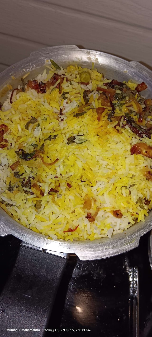 Delicious Veg Biryani prepared by COOX