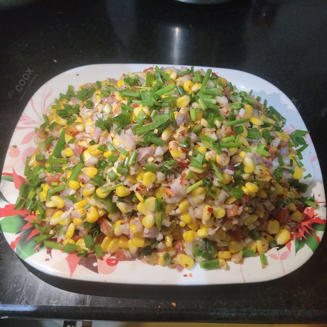 Delicious Corn Chaat prepared by COOX