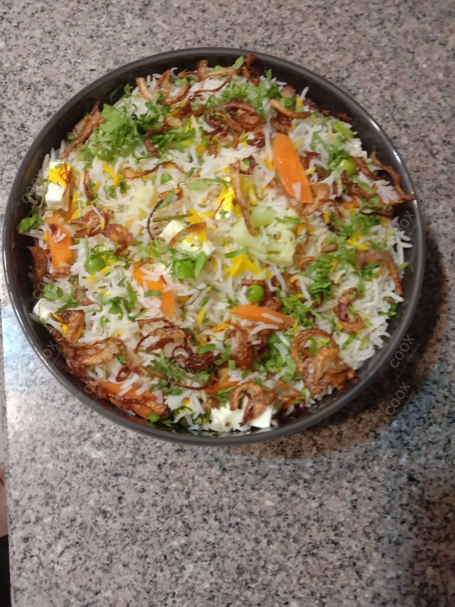 Delicious Veg Pulao prepared by COOX