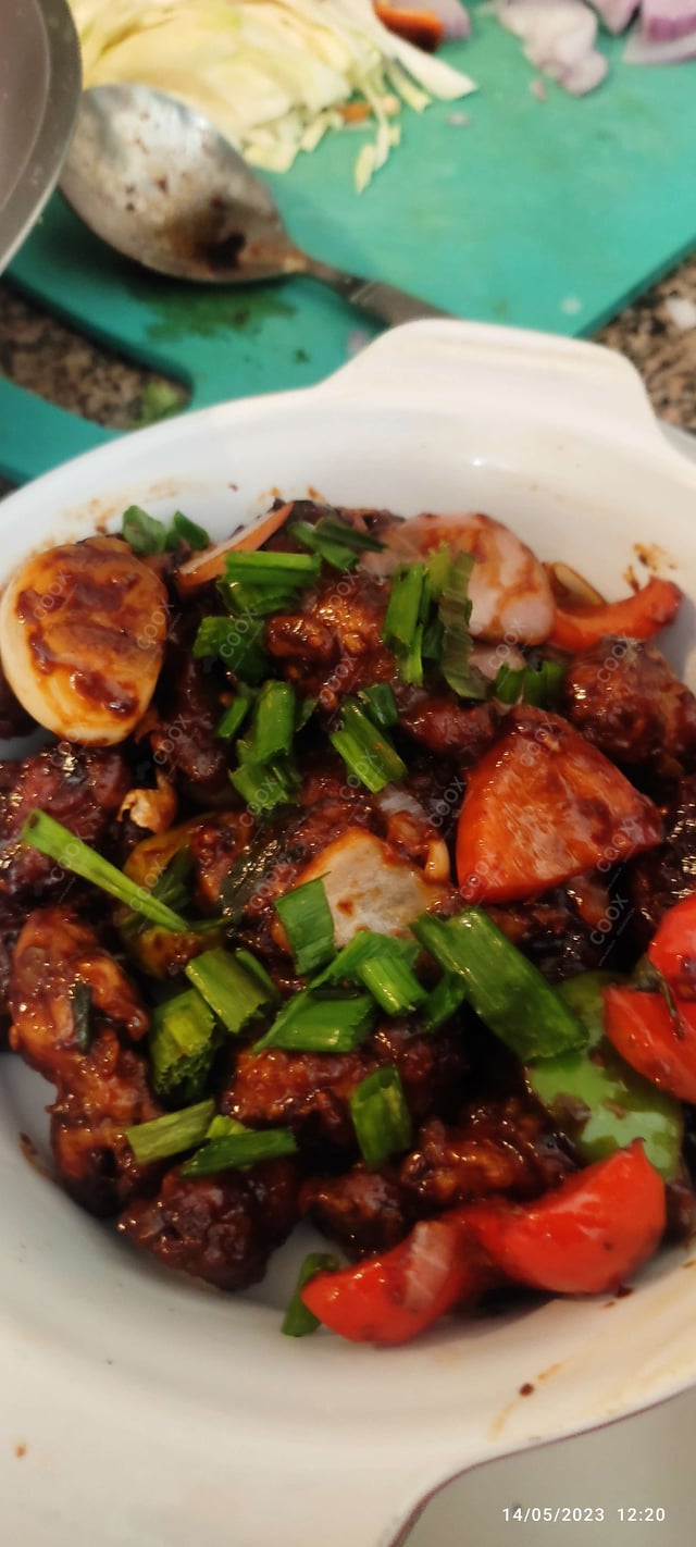 Delicious Chilli Chicken prepared by COOX