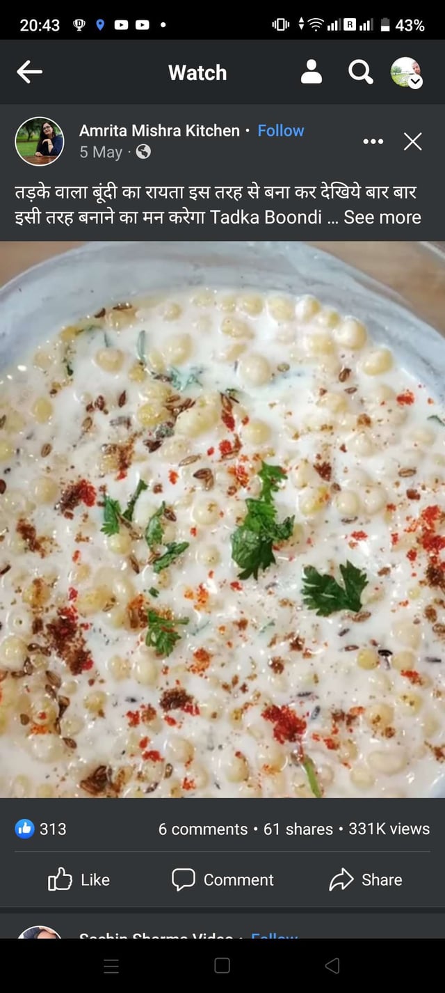 Delicious Boondi Raita prepared by COOX