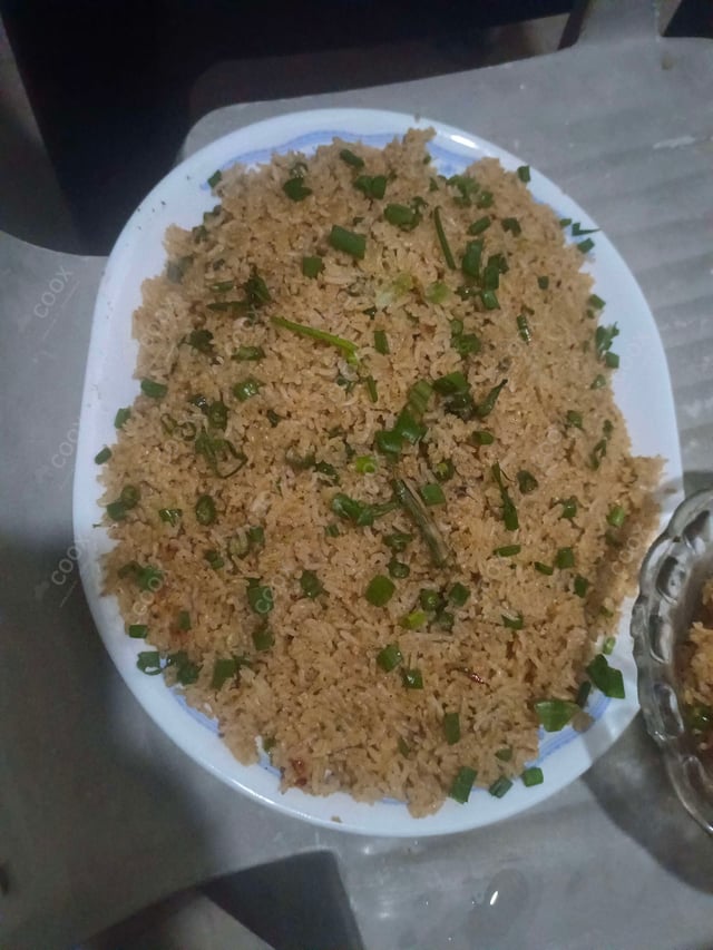 Delicious Veg Fried Rice prepared by COOX