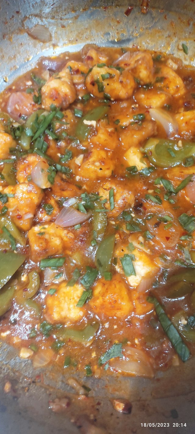 Delicious Chilli Paneer (Gravy) prepared by COOX