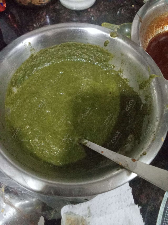 Delicious Green Chutney prepared by COOX