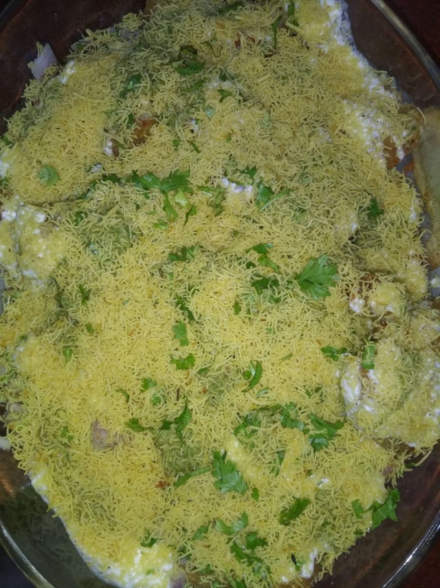 Delicious Aloo Tikki Chaat prepared by COOX