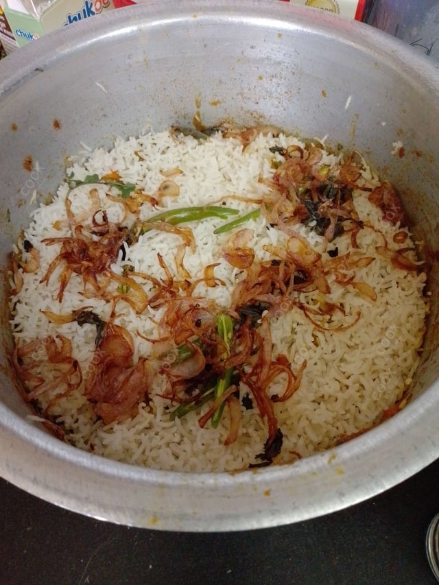 Delicious Veg Biryani prepared by COOX