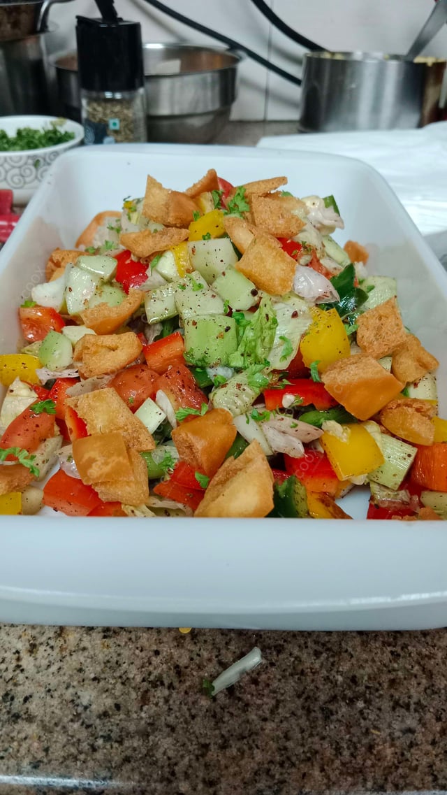 Delicious Fattoush Salad prepared by COOX