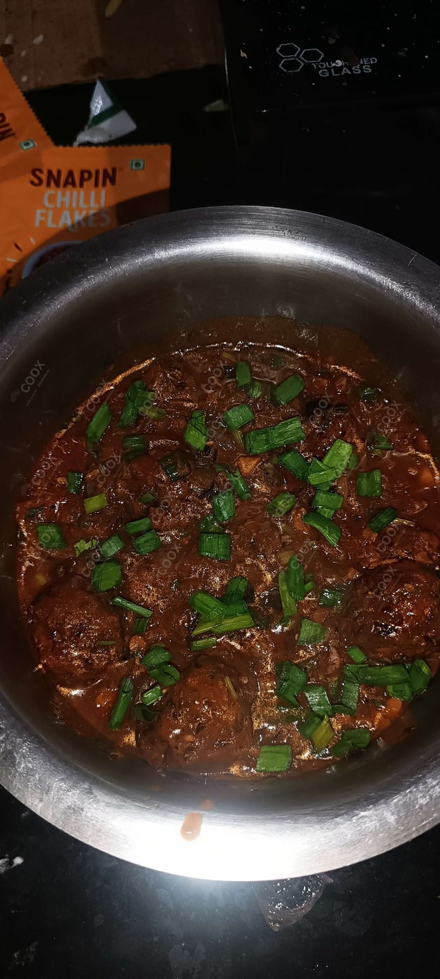 Delicious Veg Manchurian (Gravy) prepared by COOX