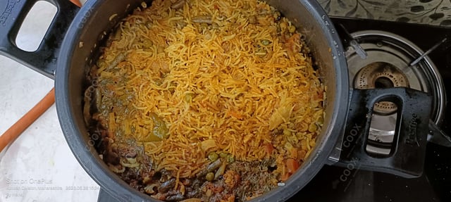 Delicious Veg Biryani prepared by COOX