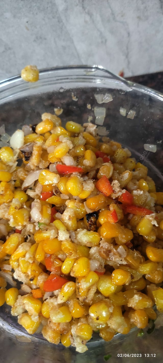 Delicious Crispy Fried Corn prepared by COOX