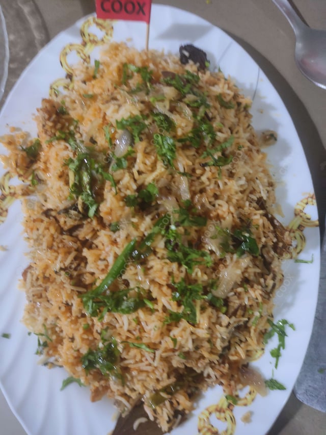 Delicious Chicken Biryani prepared by COOX