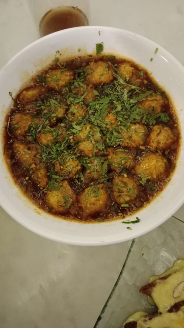 Delicious Veg Manchurian (Gravy) prepared by COOX