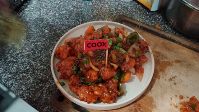 Delicious Chilly Chicken prepared by COOX