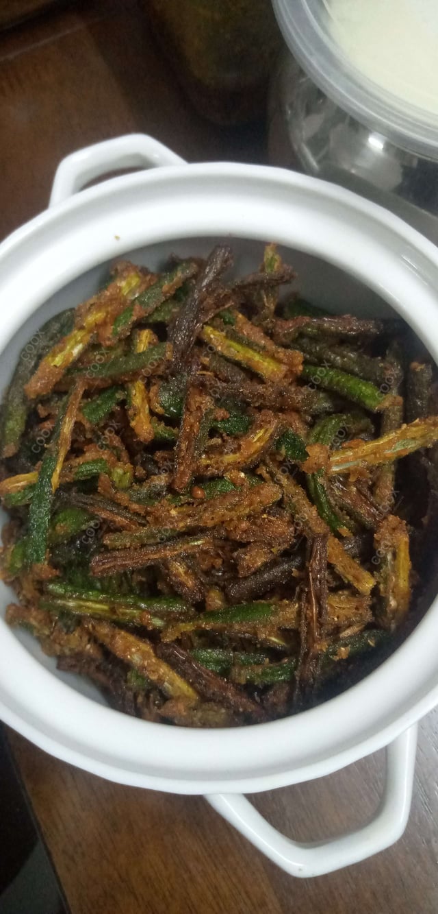 Delicious Kurkuri Bhindi prepared by COOX