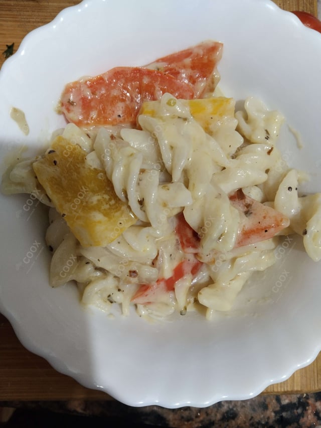 Delicious Pasta in White Sauce prepared by COOX