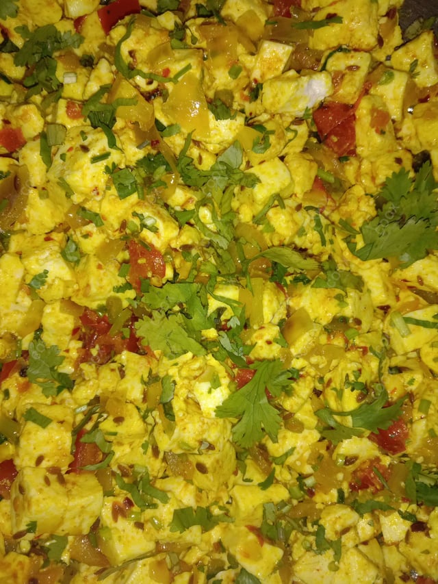 Delicious Paneer Bhurji prepared by COOX