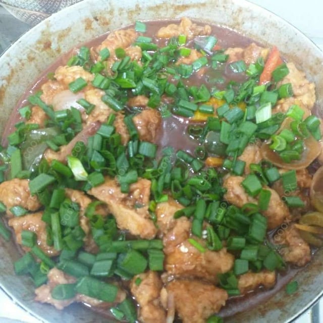 Delicious Chilly Chicken prepared by COOX