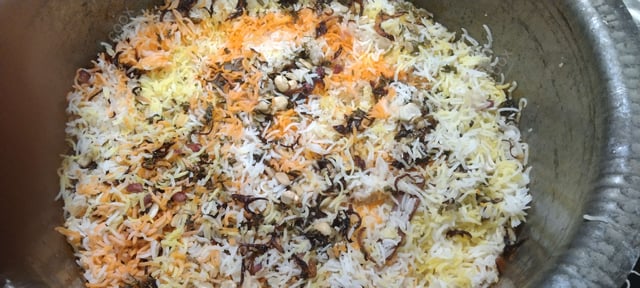 Delicious Veg Biryani prepared by COOX