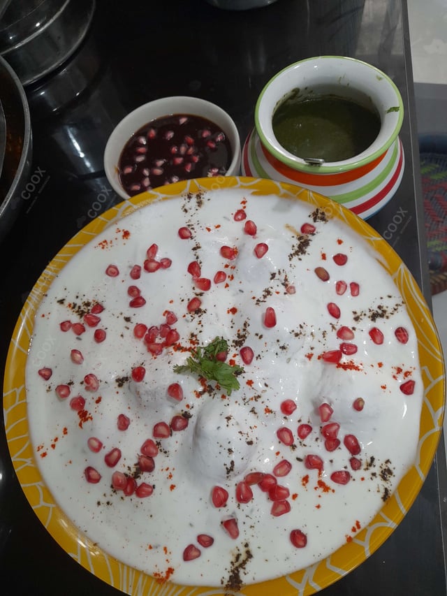 Delicious Dahi Bhalla prepared by COOX