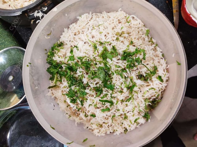 Delicious Jeera Rice prepared by COOX